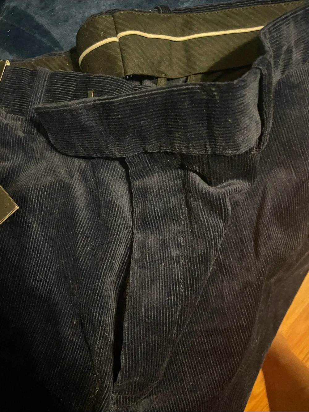 RLX Ralph Lauren Men’s Dark Navy Corduroy Trousers